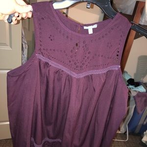 Plum blouse